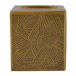 Rectangular Metal Tissue Holder Box (Antique Gold)