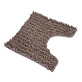 Chenille Polyester Bath Mat and Contour Set (Taupe)