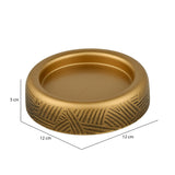 Round Metal Soap Dish (Antique Gold)