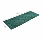 Diamond Polyester 45 x 130 cm Runner (Green)