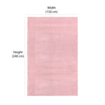 Fluted Flannel Polyester Single Blanket (Pink)