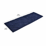 Diamond Polyester 45 x 130 cm Runner (Navy)