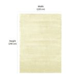 Fluted Flannel Polyester Double Blanket (Cream)