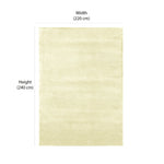 Fluted Flannel Polyester Double Blanket (Cream)