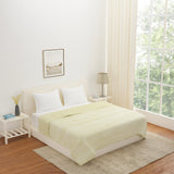 Nilkamal Fluted Flannel Polyester Double Blanket (Cream)