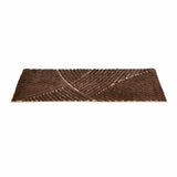 Abstract Polyester 45 x 130 cm Runner (Dark Brown)