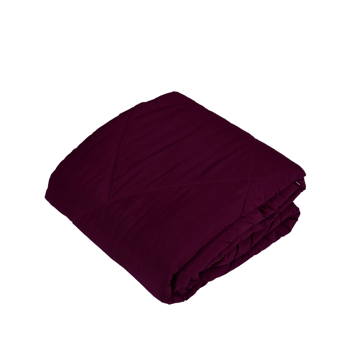 Polyester Reversible Single Bed Comforter (Maroon)