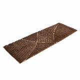 Abstract Polyester 45 x 130 cm Runner (Dark Brown)