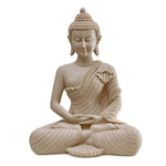 Meditating Buddha Polyresin Showpiece 31.5 cm (Sand)