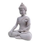 Meditating Buddha Polyresin Showpiece 26 cm (Sand)