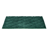 Diamond Polyester 20' x 31' Anti Skid Bath Mat (Green)