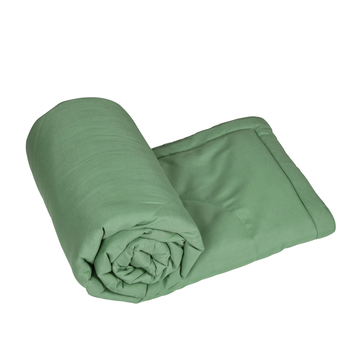 Polyester Reversible Single Bed Comforter (Olive)