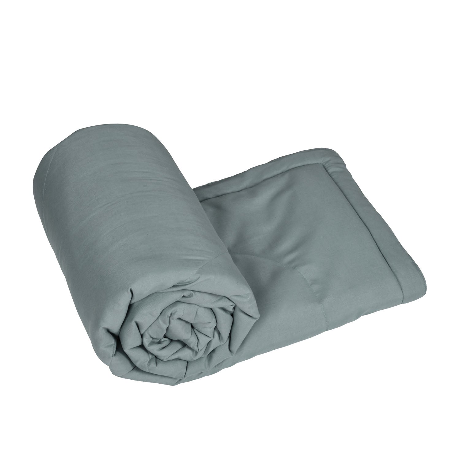 Polyester Reversible Double Bed Comforter (Grey)