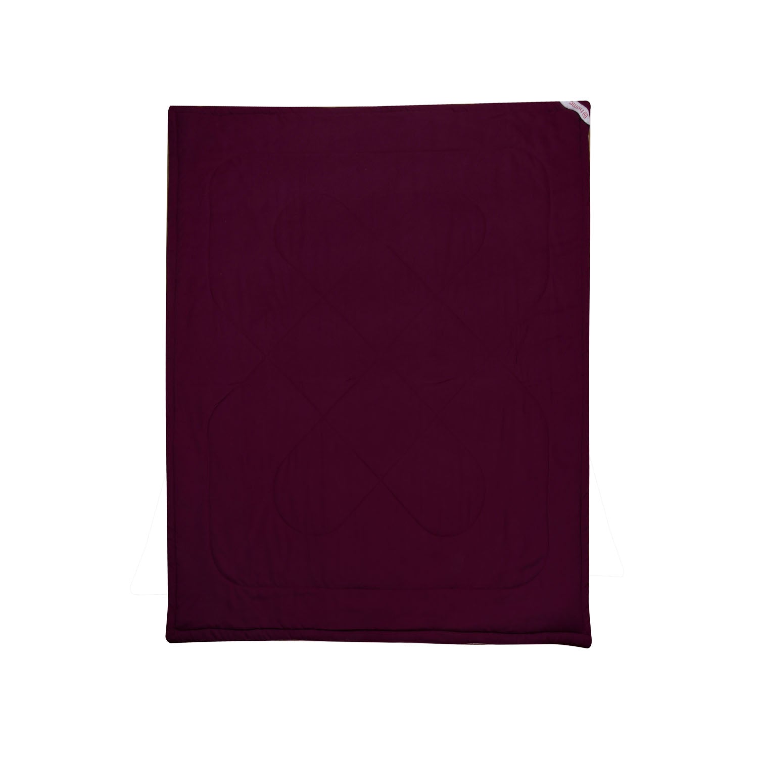 Polyester Reversible Single Bed Comforter (Maroon)