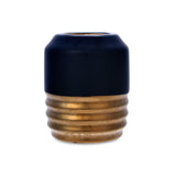 Decorative Ceramic Votive Tealight Holder (Blue & Gold)