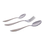 Arias by Lara Dutta Checkers Stainless Steel Cutlery Set with Stand (18 Pcs)