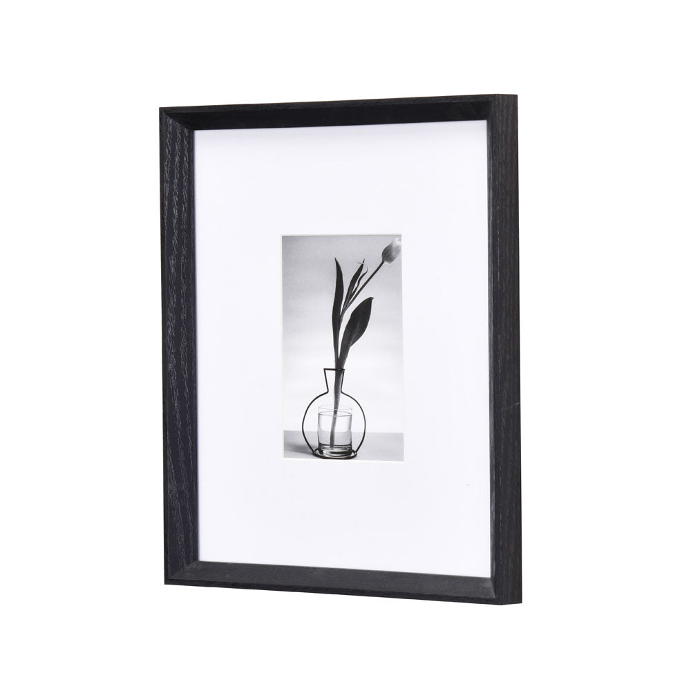 Single MDF Wall Mounted Photo Frame (Black, 4 x 6 Inch)