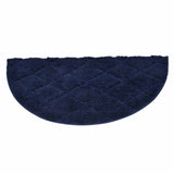 Diamond D Shaped Polyester 16' x 31' Anti Skid Bath Mat (Navy)