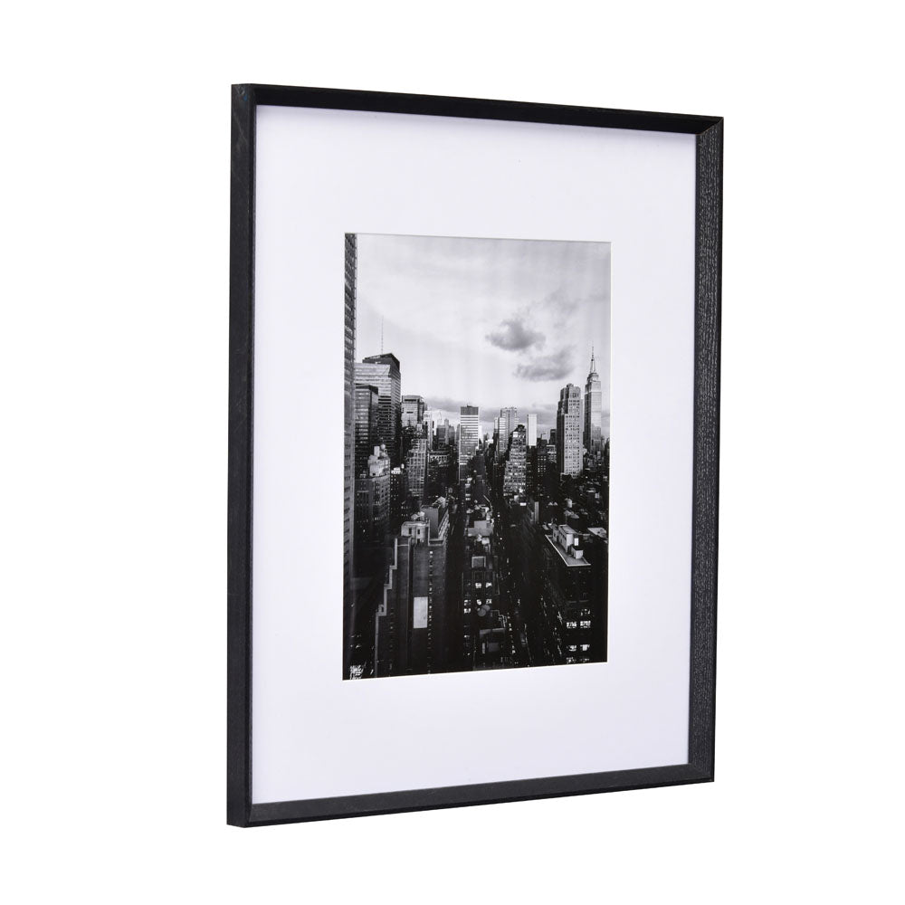 Single MDF Wall Mounted Photo Frame (Black, 11 x 14 Inch)