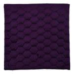 Quilted Embossed Polyester 16' X 16' Cushion Cover (Purple)