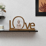 Decorative Buddha Love Polyresin Showpiece (Sand)