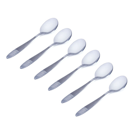 Arias by Lara Dutta Lunar Stainless Steel Dinner Spoon Set of 6