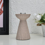 Nilkamal Ribbed Polyresin Large Candle