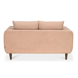 Harper 2 Seater Fabric Sofa (Peach)