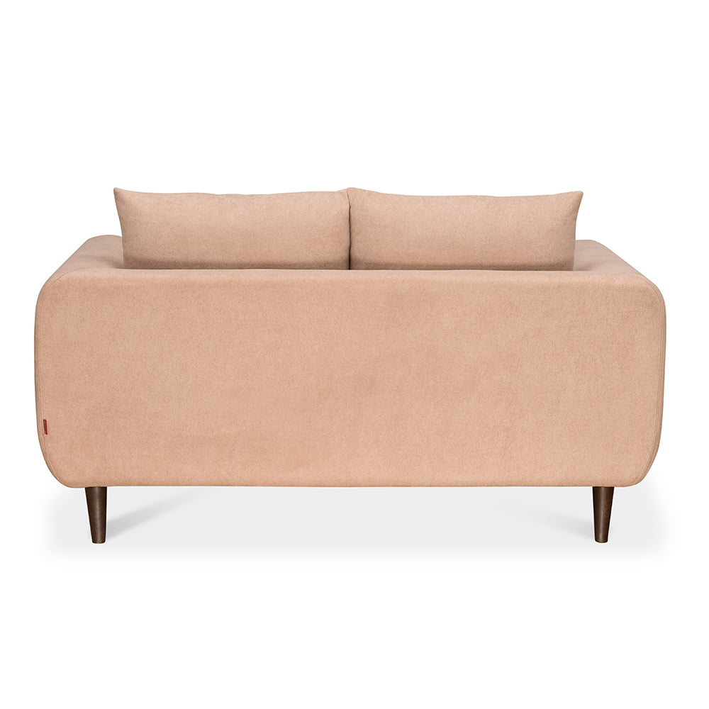 Harper 2 Seater Fabric Sofa (Peach)