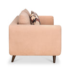 Harper 3 Seater Fabric Sofa (Peach)