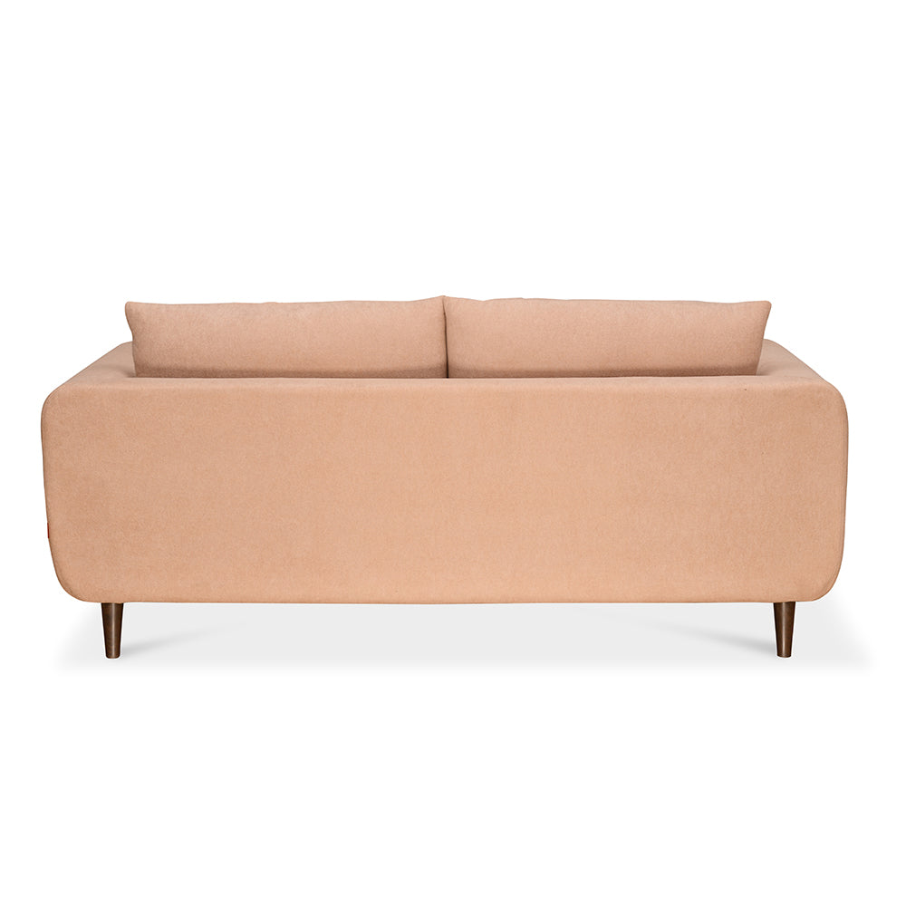 Harper 3 Seater Fabric Sofa (Peach)