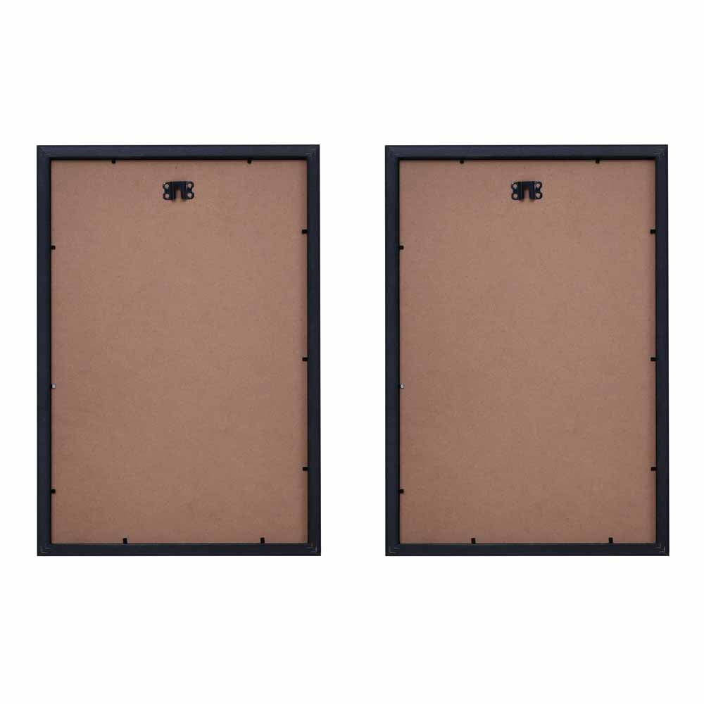 Sun Moon MDF Base 3D Painting Set of 2 (Multicolor)