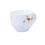 Arias by Lara Dutta Ornate Charms Cup & Saucer Set of 12 (220 ml, 6 Cups & 6 Saucers, White)