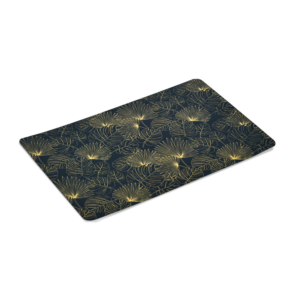 Rectangular Floral 43.5 x 28.5 cm Table Placemat Set of 4 (Blue)