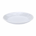 Arias by Lara Dutta Graphite Snow Cup & Saucer Set of 12 (220 ml, 6 Cups & 6 Saucers, White)