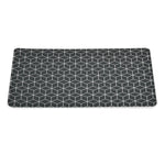 Rectangular Geometric 43.5 x 28.5 cm Table Placemat Set of 4 (Grey)