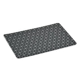 Rectangular Geometric 43.5 x 28.5 cm Table Placemat Set of 4 (Grey)