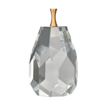 Decorative Crystal Pear Showpiece (Gold)