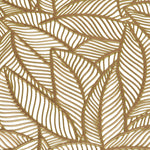 Leaves Design 45 x 30 cm PVC Table Placemat Set of 4 (Gold)