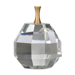 Decorative Crystal Apple Showpiece (Gold)