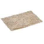 Floral Design 45 x 30 cm PVC Table Placemat Set of 4 (Gold)