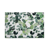 Leaves Design 45 x 30 cm PVC Table Placemat Set of 4 (Green)