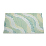 Abstract Design 45 x 30 cm PVC Table Placemat Set of 6 (Green)