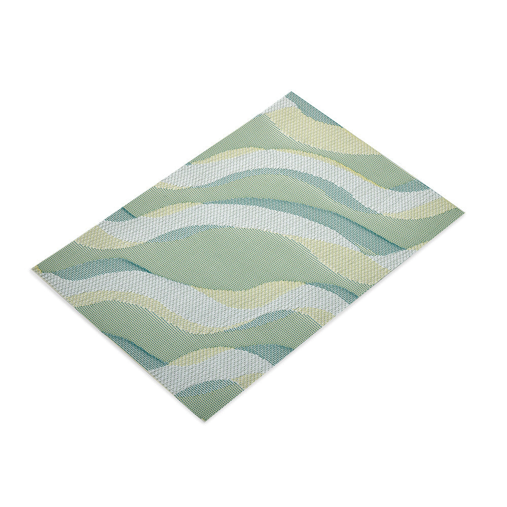 Abstract Design 45 x 30 cm PVC Table Placemat Set of 6 (Green)