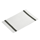 Striped 45 x 30 cm PVC Table Placemat Set of 6 (White)