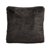 Soft Fur Polyester 16' x 16' Filled Cushion (Grey)