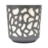 Decorative Mosaic Polypropylene Planter (Black & Cream)