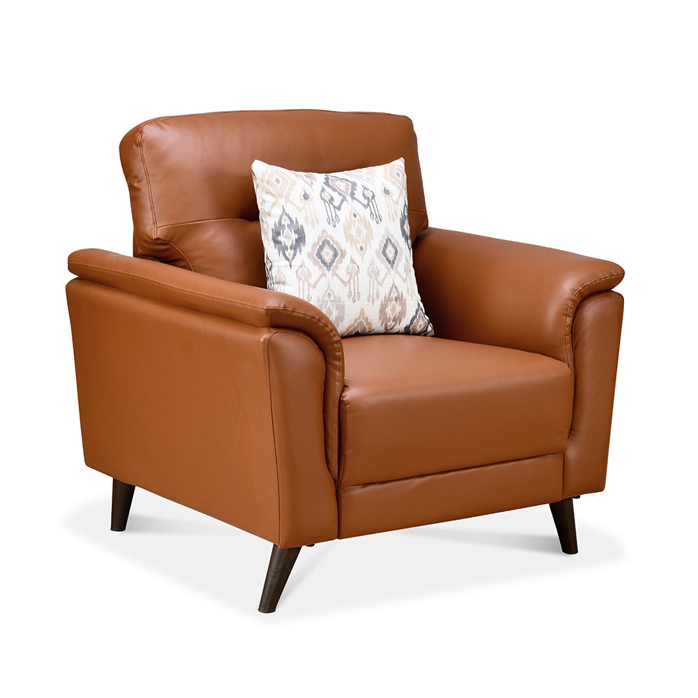 Aiden 1 Seater Sofa (Tan)