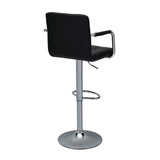 Escape Adjustable Height Swivel Bar Stool (Black)