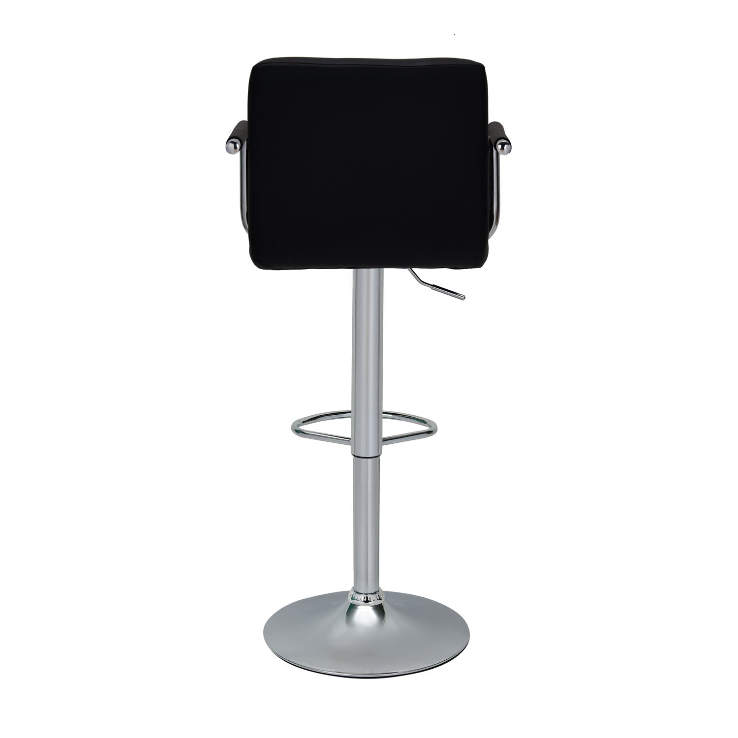 Escape Adjustable Height Swivel Bar Stool (Black)